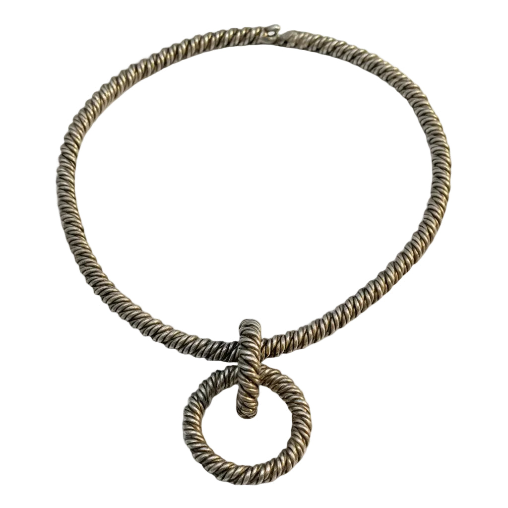Collier HERMES en argent - Lucien Vachey - Castafiore