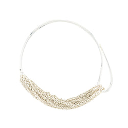Collier HERMÈS "Licol" en argent - Castafiore