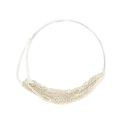 Collier HERMÈS "Licol" en argent - Castafiore