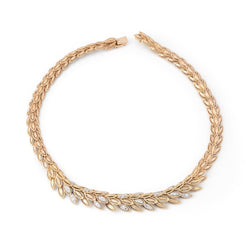 Collier "LIV" en or jaune et diamant - Castafiore