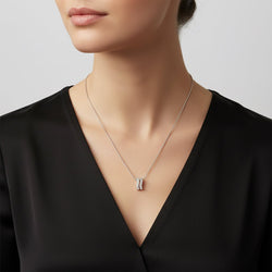 Collier Louis FERAUD en or blanc et diamants - Castafiore