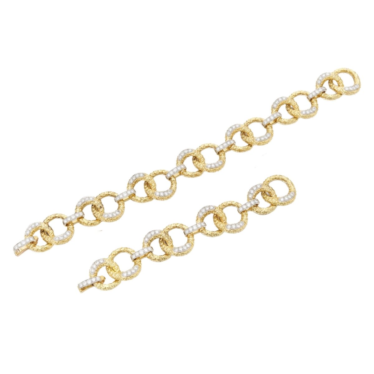 Collier M. GERARD en or jaune, platine et diamants - Castafiore
