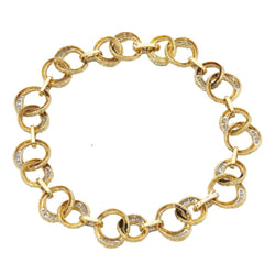 Collier M. GERARD en or jaune, platine et diamants - Castafiore