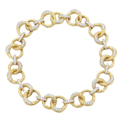 Collier M. GERARD en or jaune, platine et diamants - Castafiore