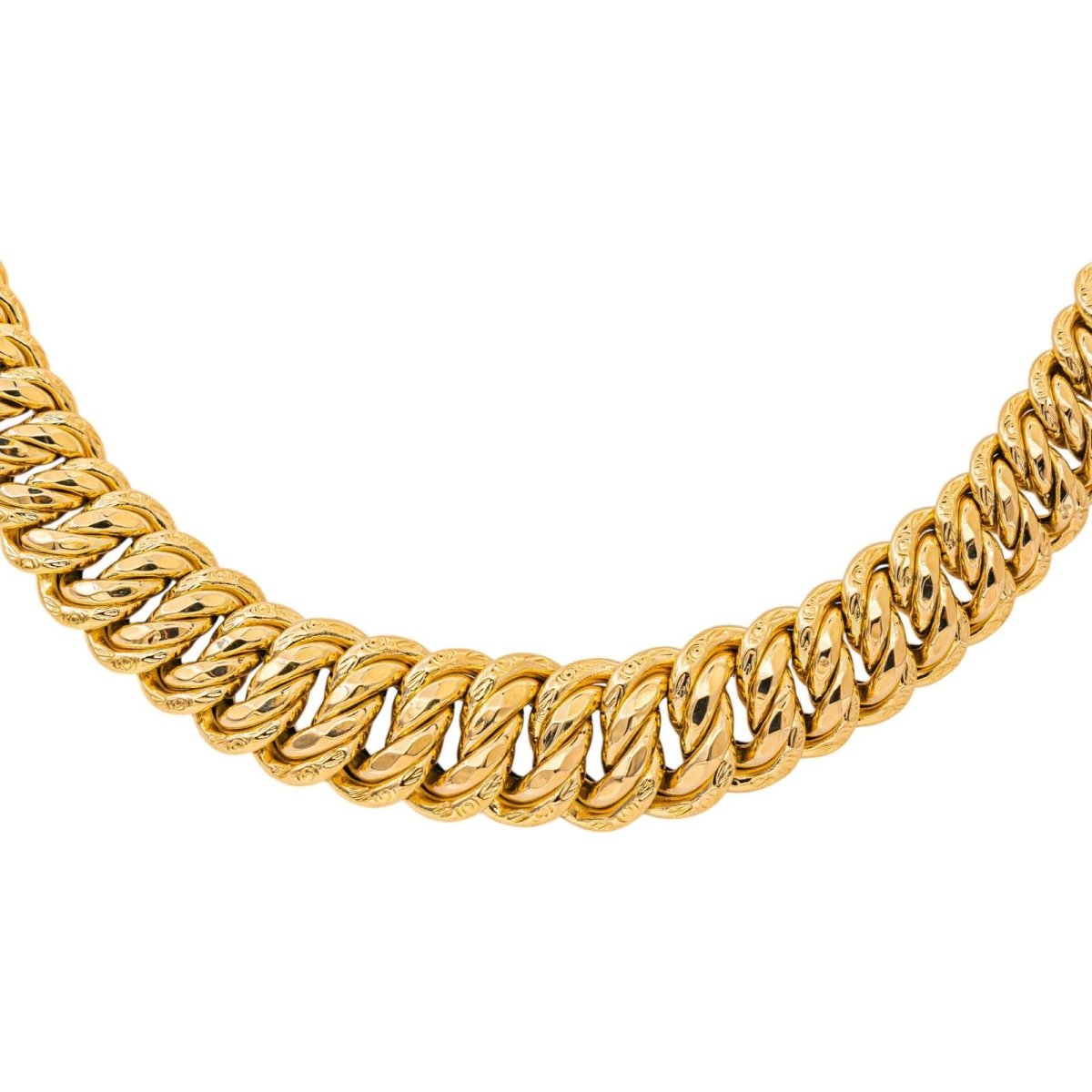 Collier Maille Américaine Or jaune - Castafiore