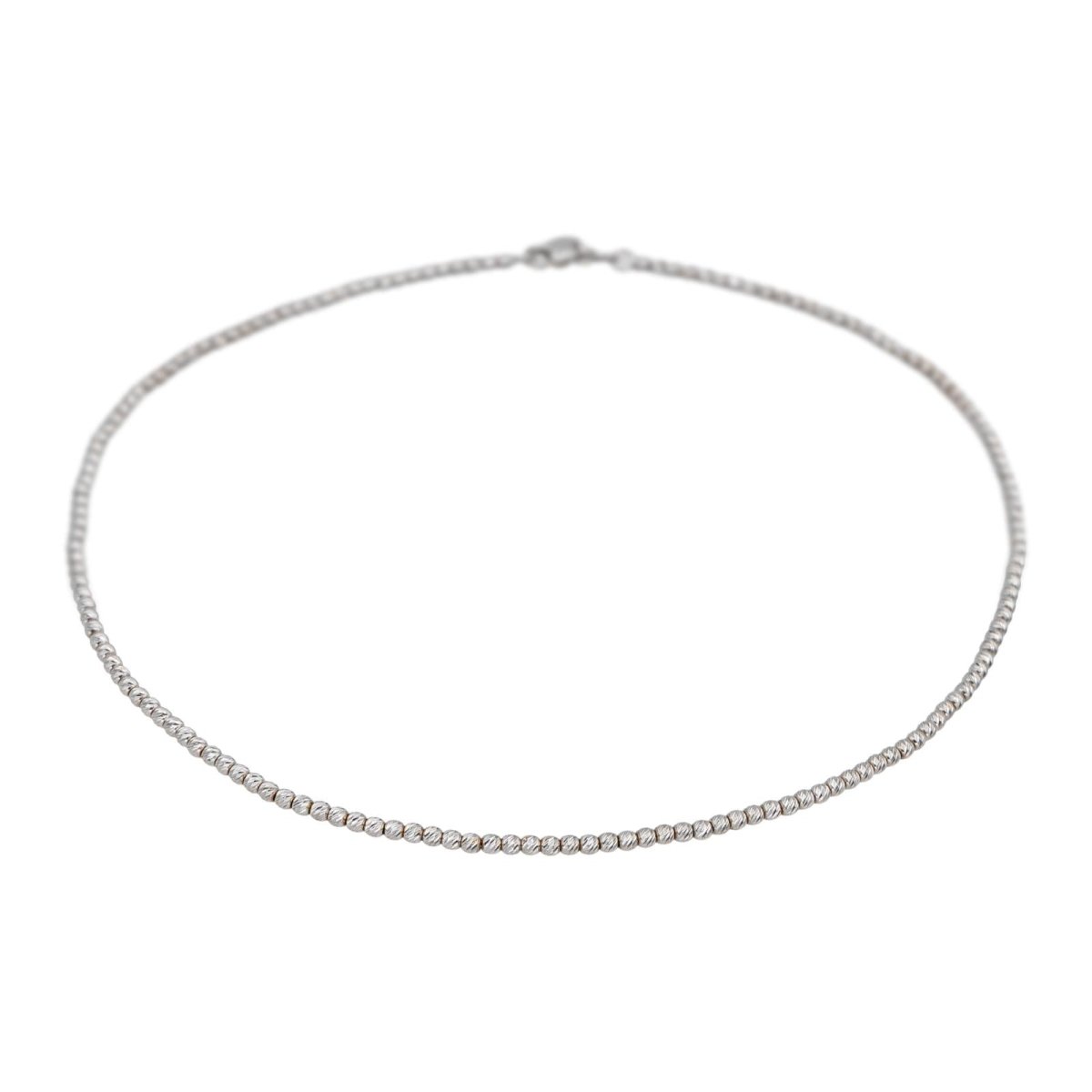 Collier Maille ARTHUS BERTRAND " en or blanc - Castafiore