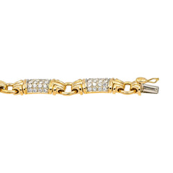 Collier Maille BULGARI "Parentesi" en or jaune et diamants - Castafiore