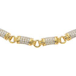 Collier Maille BULGARI "Parentesi" en or jaune et diamants - Castafiore