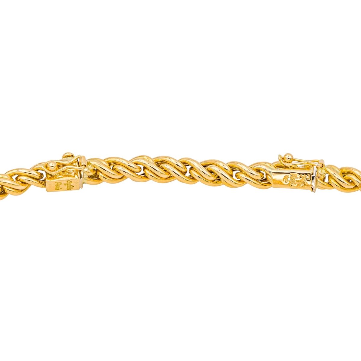 Collier Maille CAPLAIN en or jaune et saphir - Castafiore