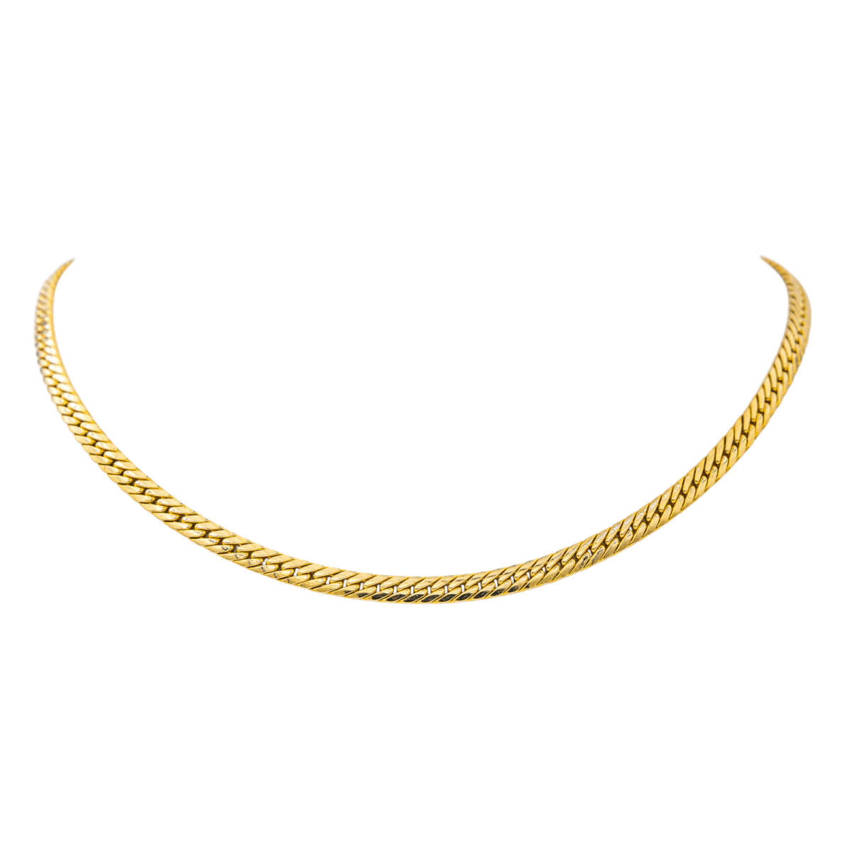 Collier Maille CAPLAIN PARIS en or jaune et saphir - Castafiore