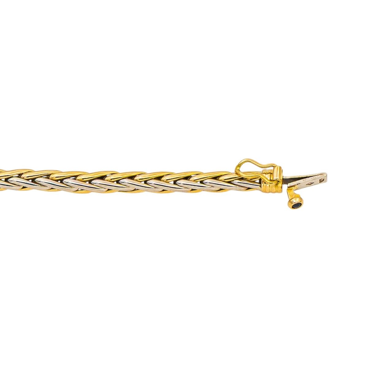 Collier Maille CAPLAIN SAINT ANDRÉ en or jaune et or blanc - Castafiore