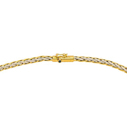 Collier Maille CAPLAIN SAINT ANDRÉ en or jaune et or blanc - Castafiore