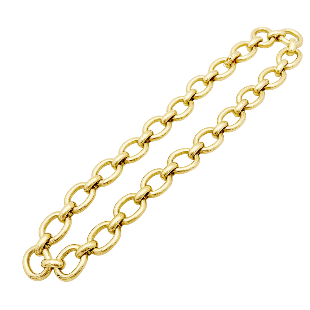Collier Maille CARTIER "Baignoire" en or jaune - Castafiore