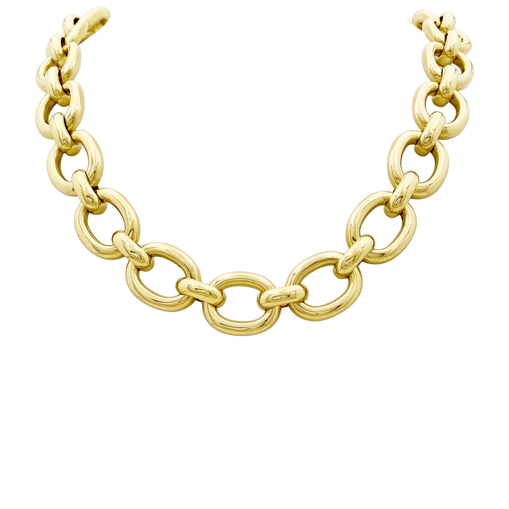 Collier Maille CARTIER "Baignoire" en or jaune - Castafiore