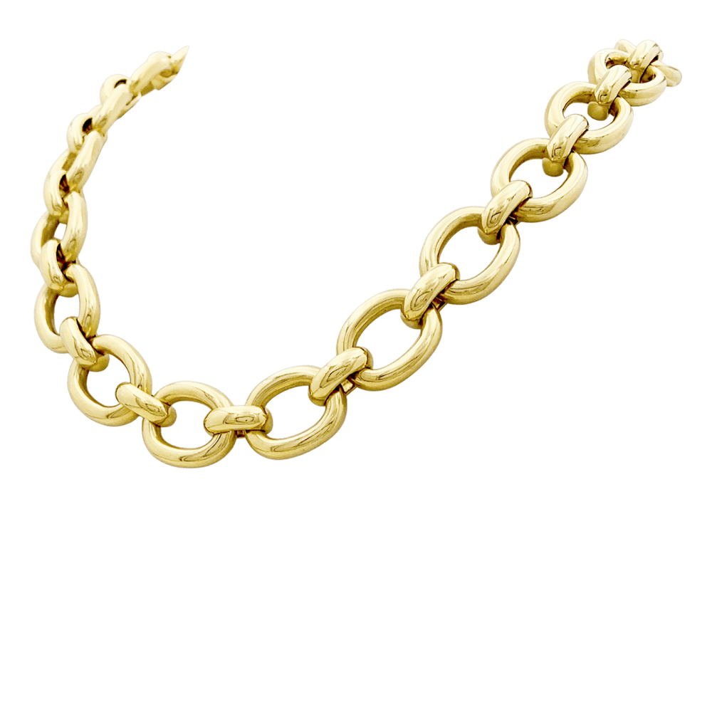 Collier Maille CARTIER "Baignoire" en or jaune - Castafiore