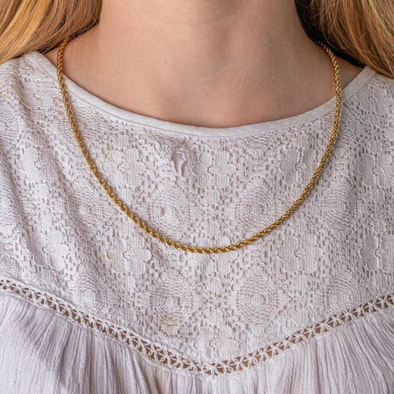 Collier Maille Corde Or jaune - Castafiore