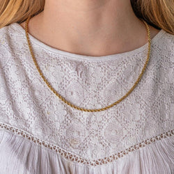Collier Maille Corde Or jaune - Castafiore