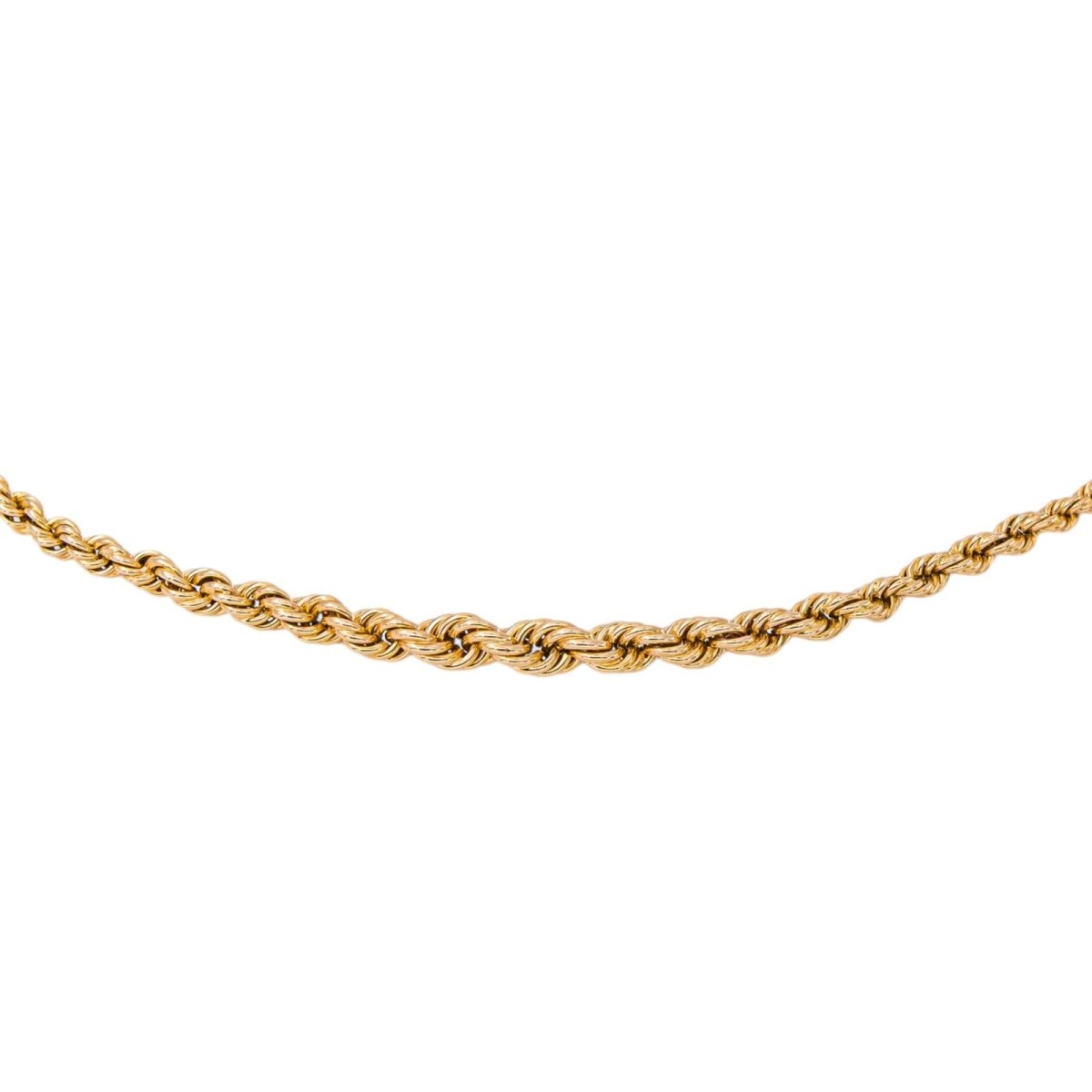 Collier Maille Corde Or rose - Castafiore