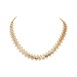 Collier maille de grecques Or rose - Castafiore