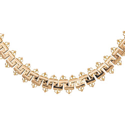 Collier maille de grecques Or rose - Castafiore
