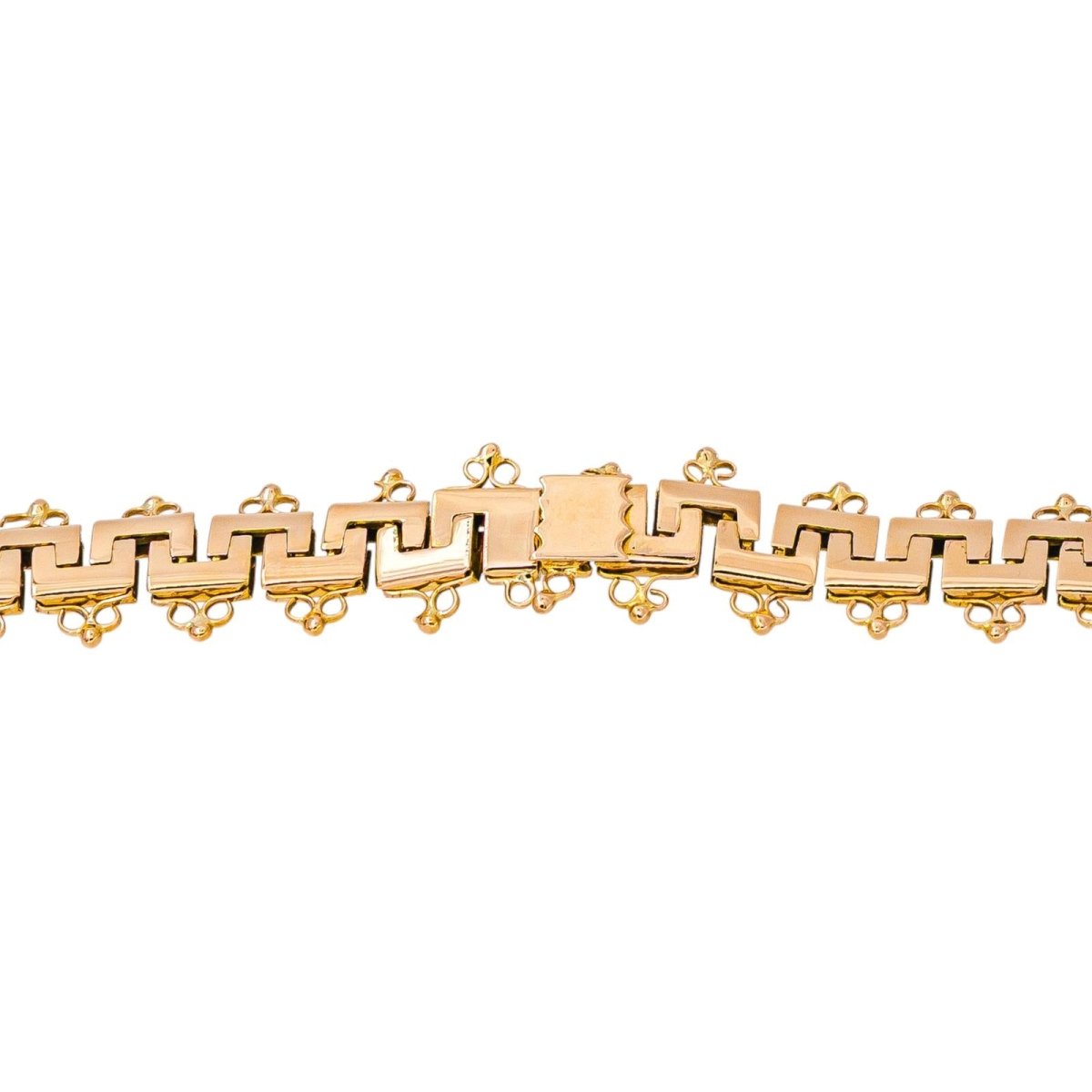 Collier maille de grecques Or rose - Castafiore