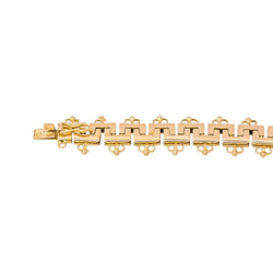 Collier maille de grecques Or rose - Castafiore