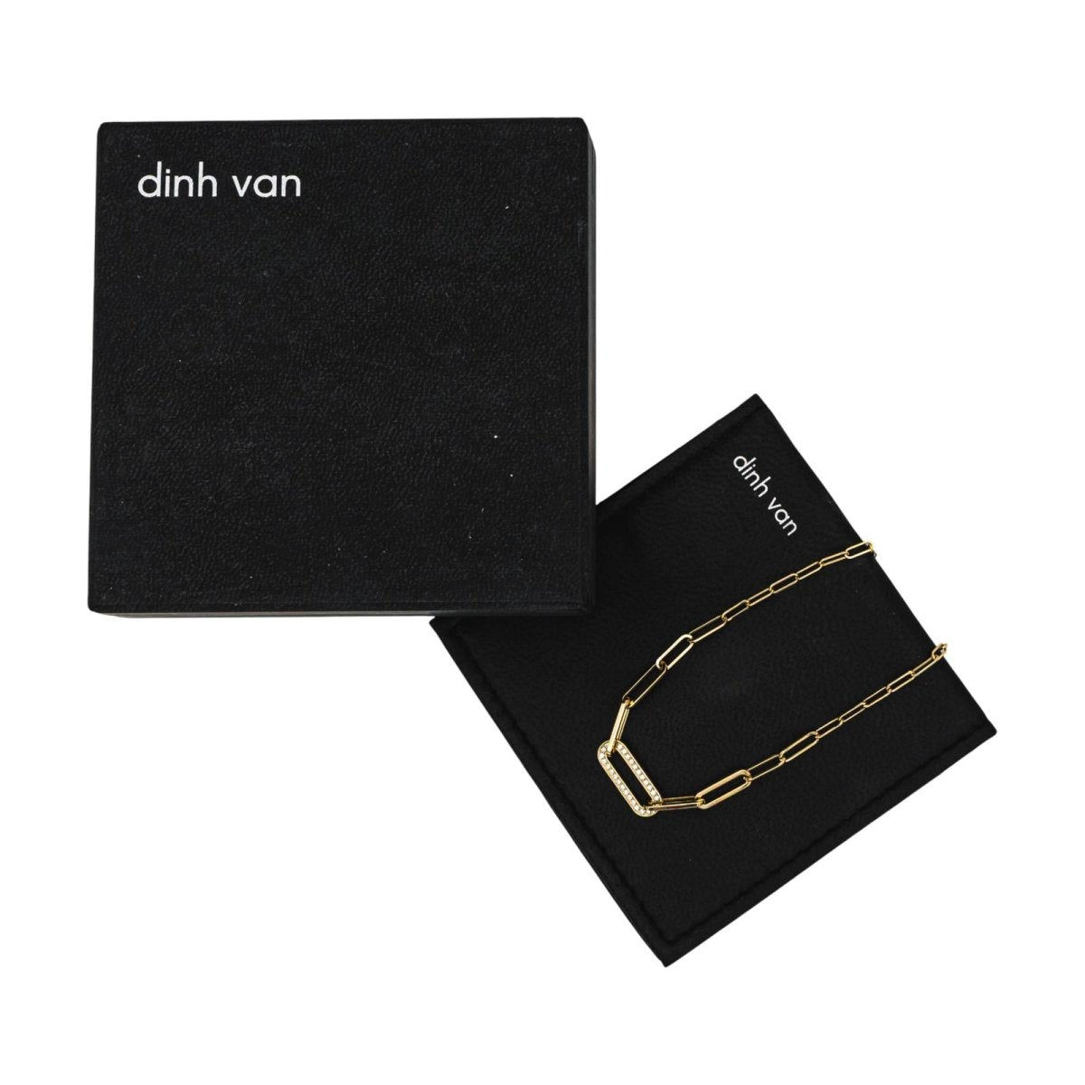 Collier Maille DINH VAN en or jaune et diamants - Castafiore