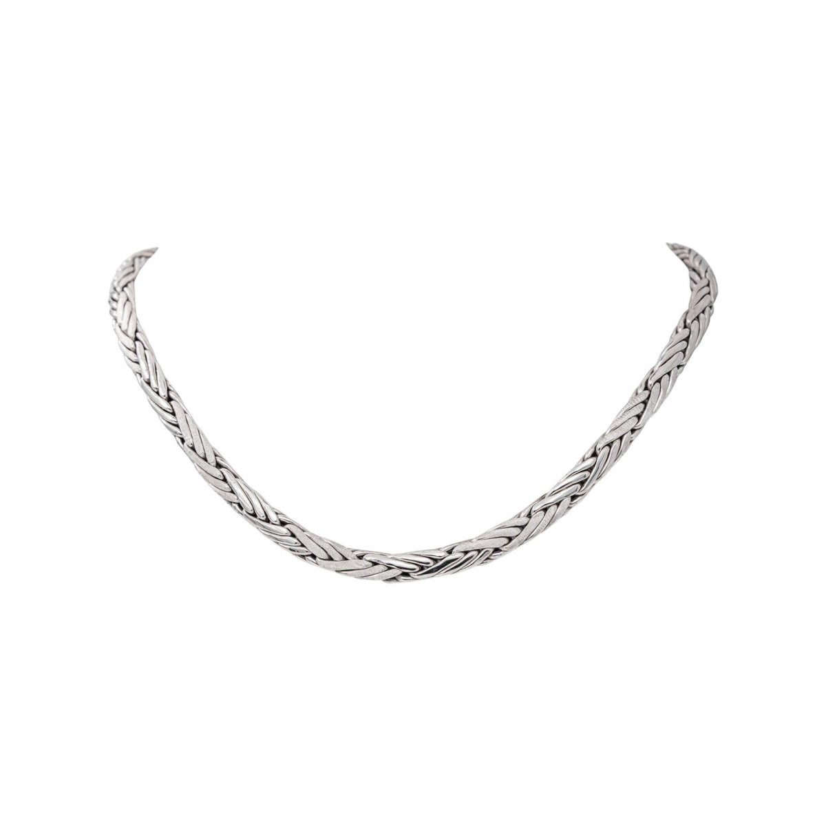 Collier Maille en or blanc - Castafiore