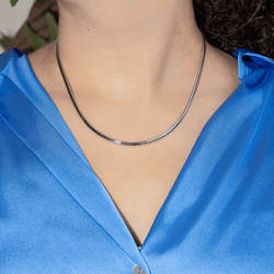 Collier Maille en or blanc - Castafiore
