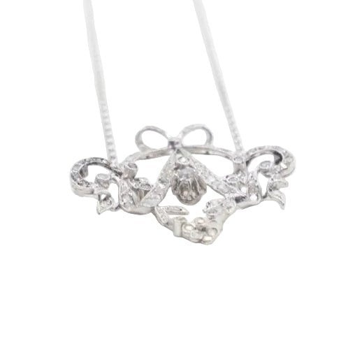 Collier Maille en or blanc et diamants - Castafiore