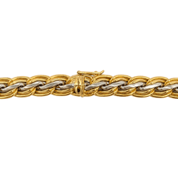 Collier Maille en or blanc et or jaune - Castafiore