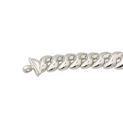 Collier Maille en or blanc et saphirs - Castafiore