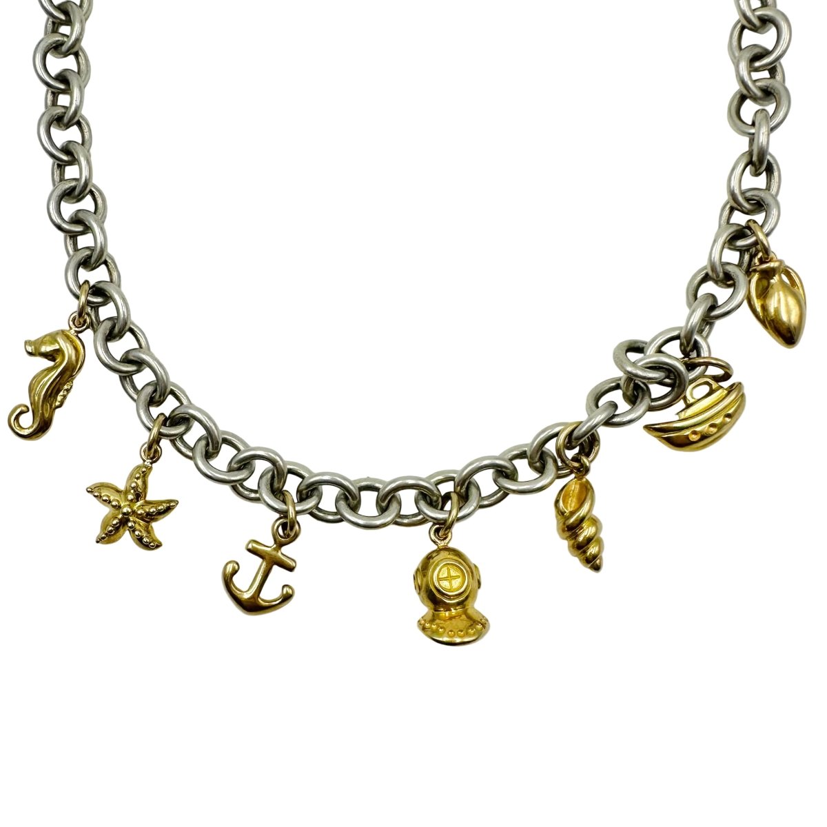 Collier Maille en or jaune et argent - Castafiore