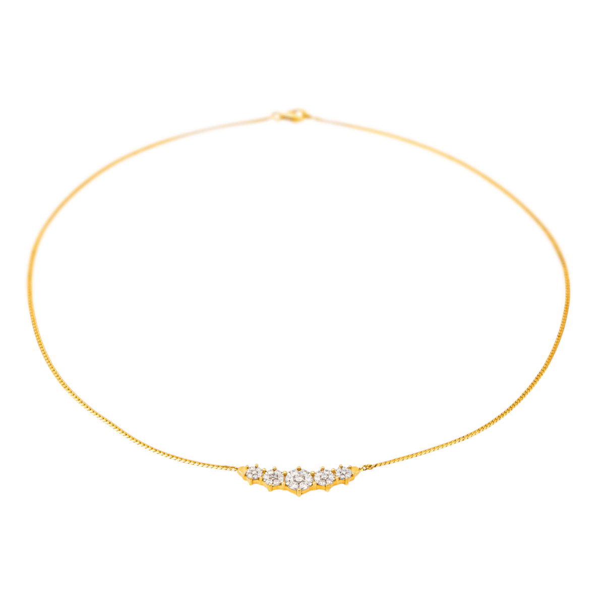 Collier Maille en or jaune et diamants - Castafiore