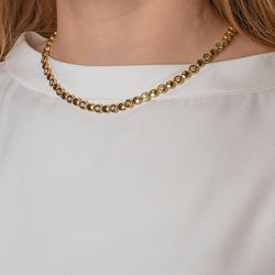 Collier Maille en or jaune et diamants - Castafiore
