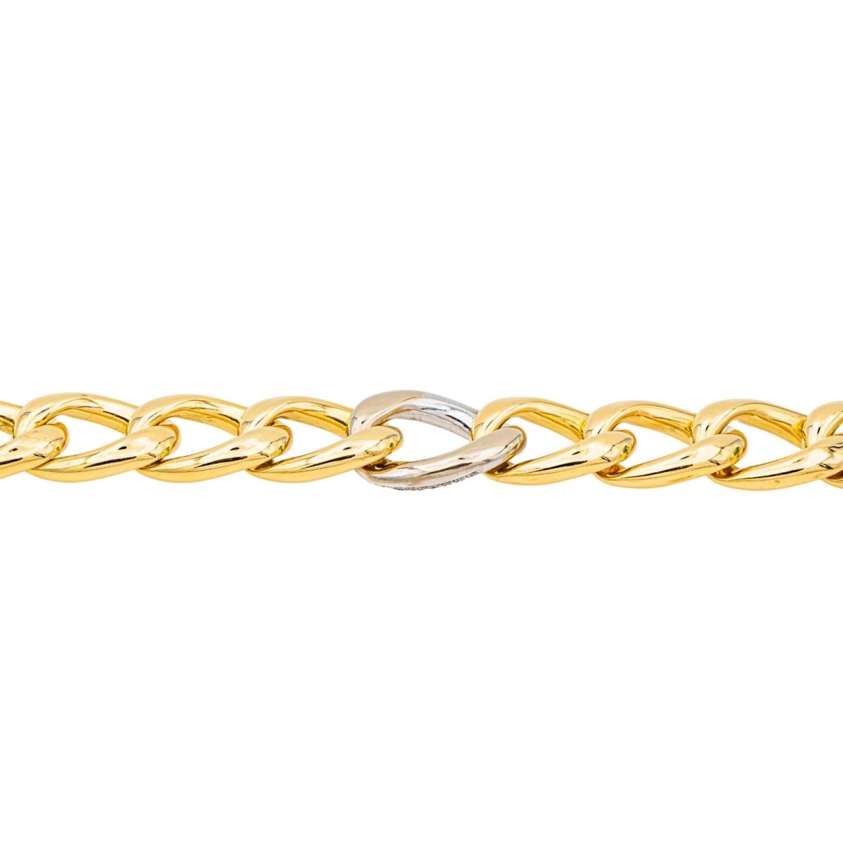 Collier Maille en or jaune, or blanc et diamants - Castafiore