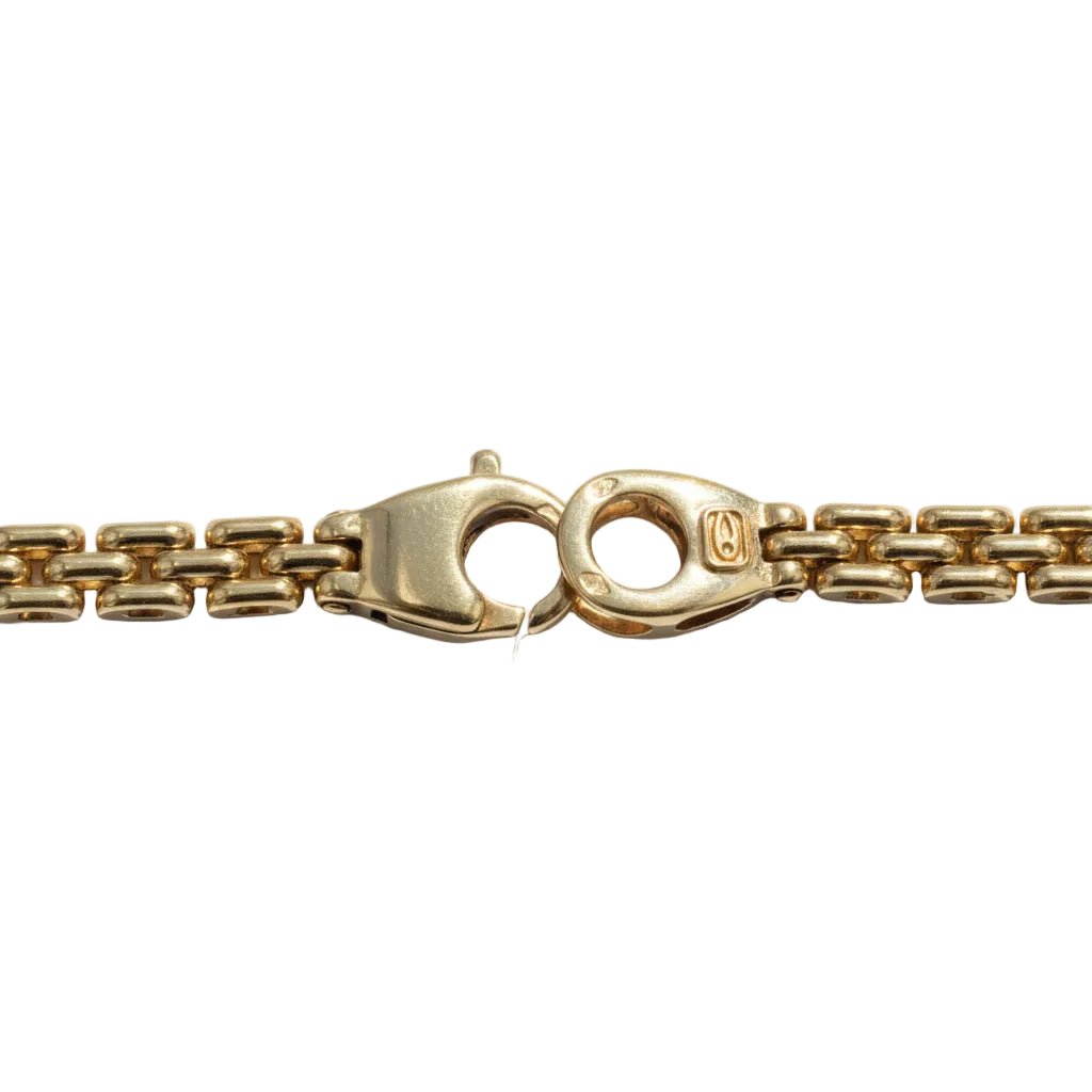 Collier Maille en or jaune, saphir et diamants - Castafiore