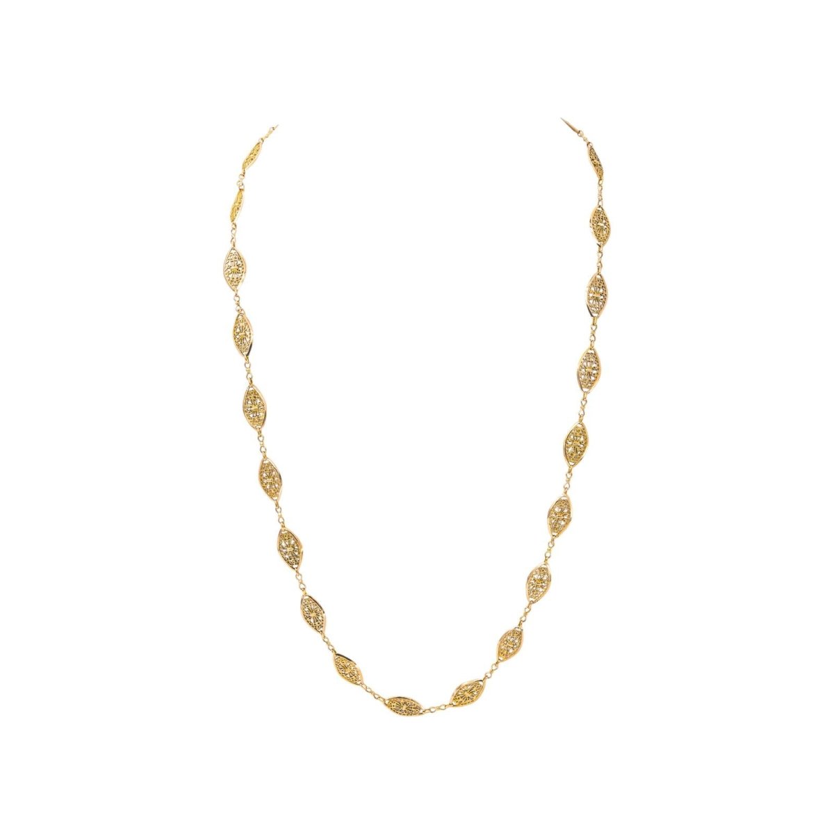 Collier Maille filigrane Or jaune - Castafiore
