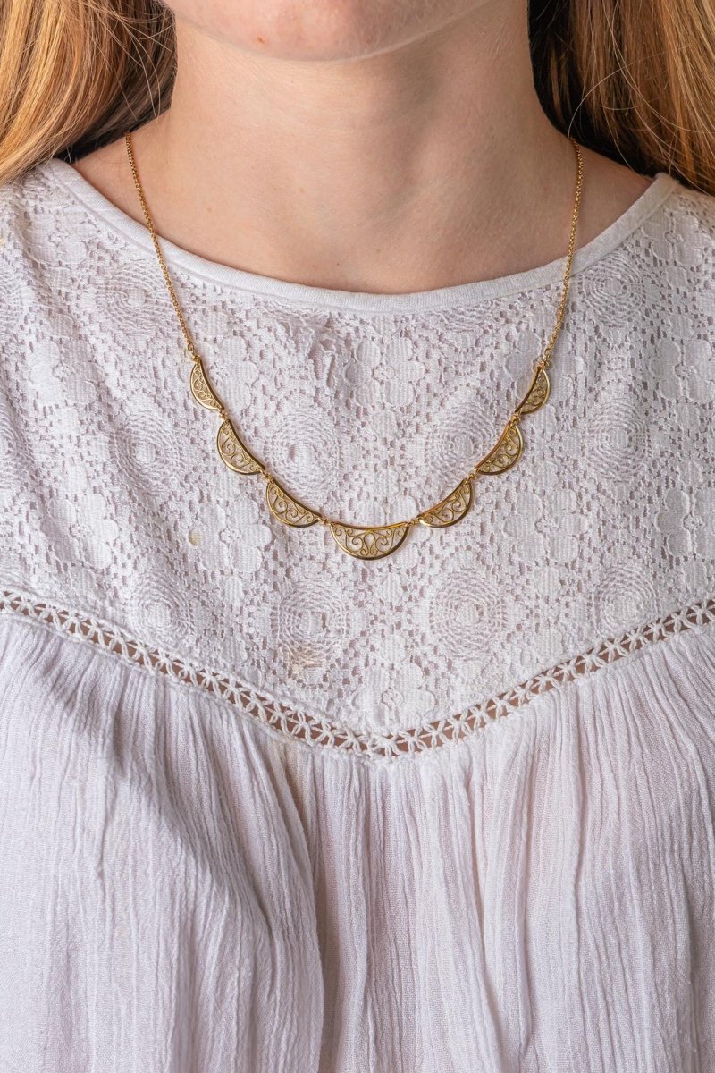 Collier Maille filigrane Or jaune - Castafiore