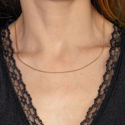 Collier Maille forçat Or jaune - Castafiore