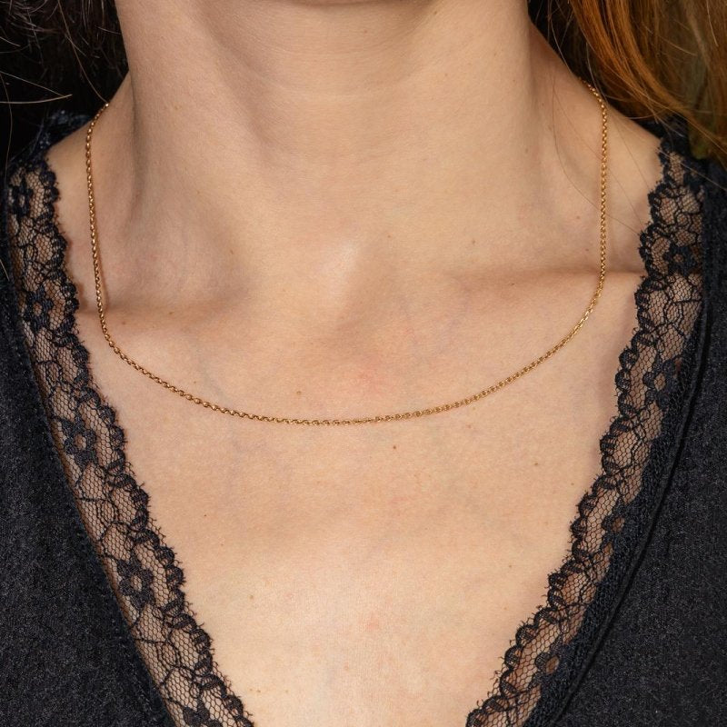 Collier Maille forçat Or jaune - Castafiore