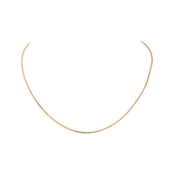 Collier maille Forçat Or jaune - Castafiore