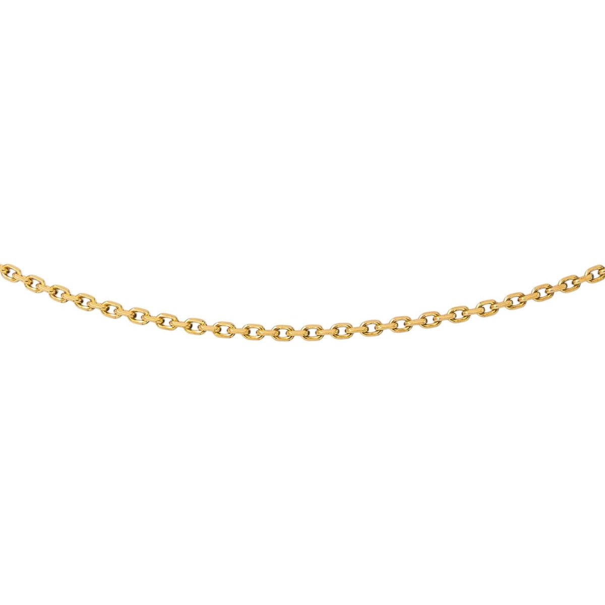 Collier maille Forçat Or jaune - Castafiore