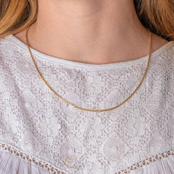 Collier Maille Forçat Or jaune - Castafiore