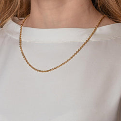 Collier Maille forçat Or jaune - Castafiore
