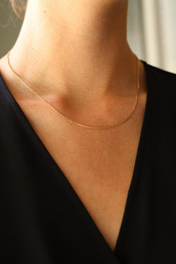 Collier Maille forçat Or jaune - Castafiore