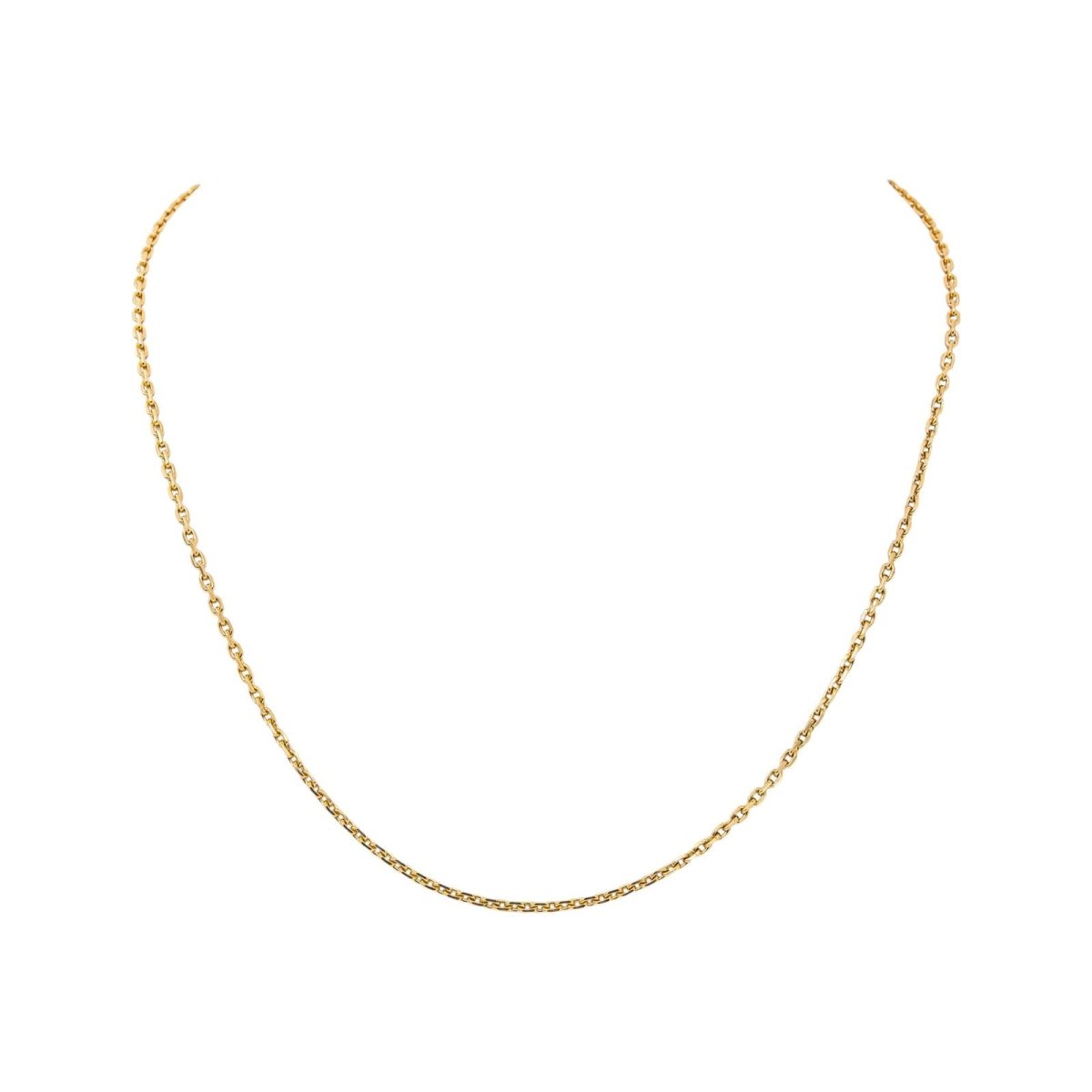 Collier maille Forçat Or jaune - Castafiore