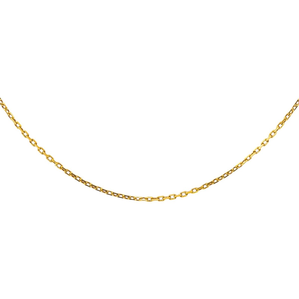 Collier maille Forçat Or jaune - Castafiore