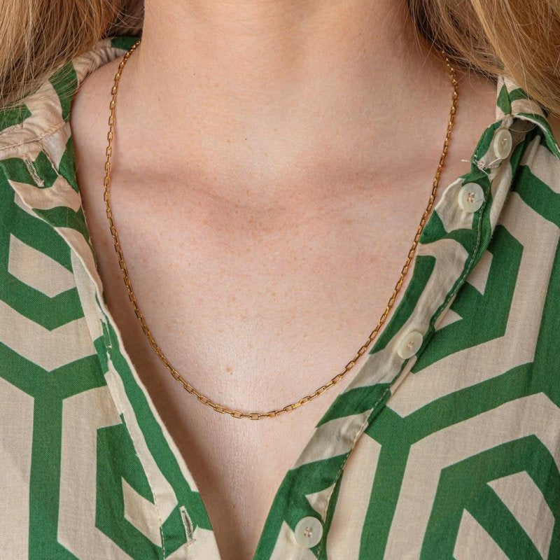Collier Maille forçat Or jaune - Castafiore