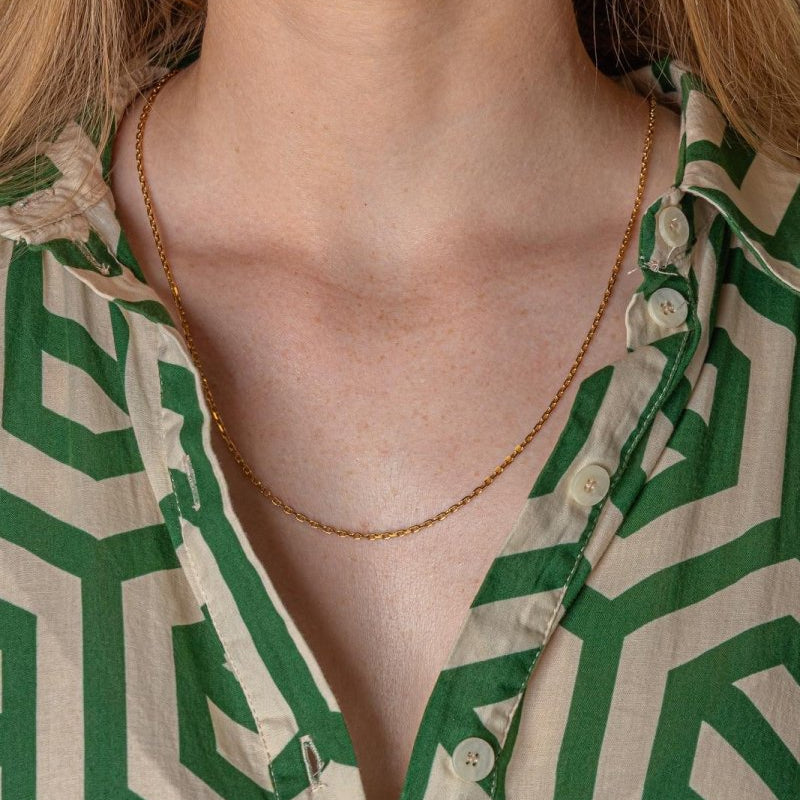 Collier Maille forçat Or jaune - Castafiore